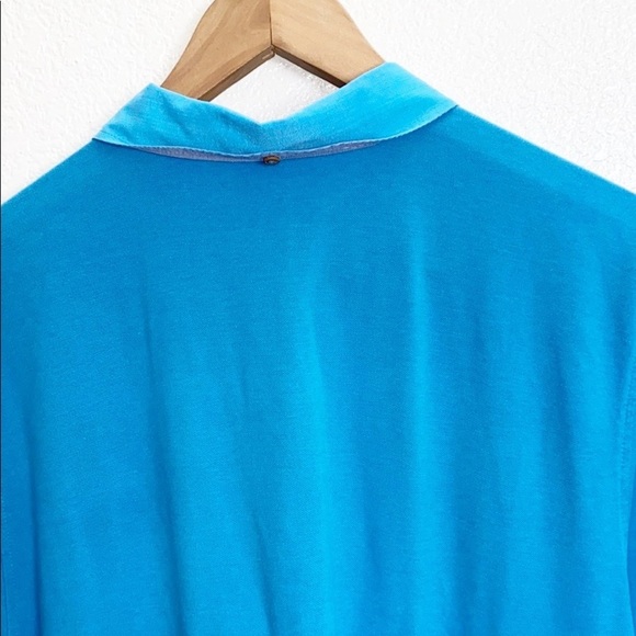 Ted Baker London Blue Men’s Button Polo Shirt - Picture 12 of 14